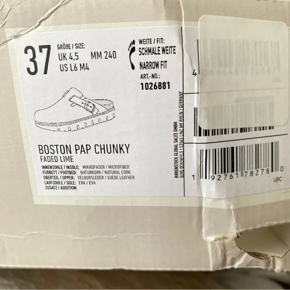 Papillio by Birkenstock Boston Suede Chunky Clogs - Picture 4 of 5